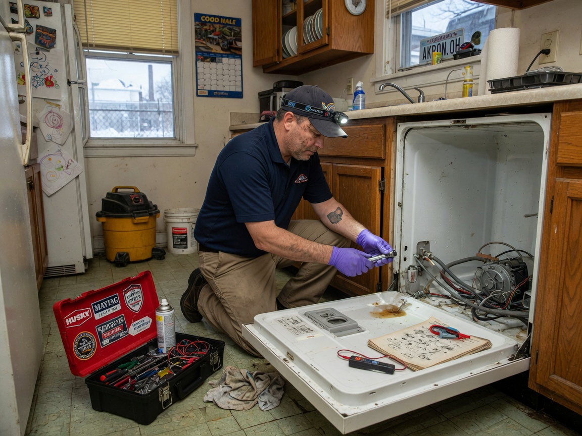 Dishwasher Repair in Akron, OH