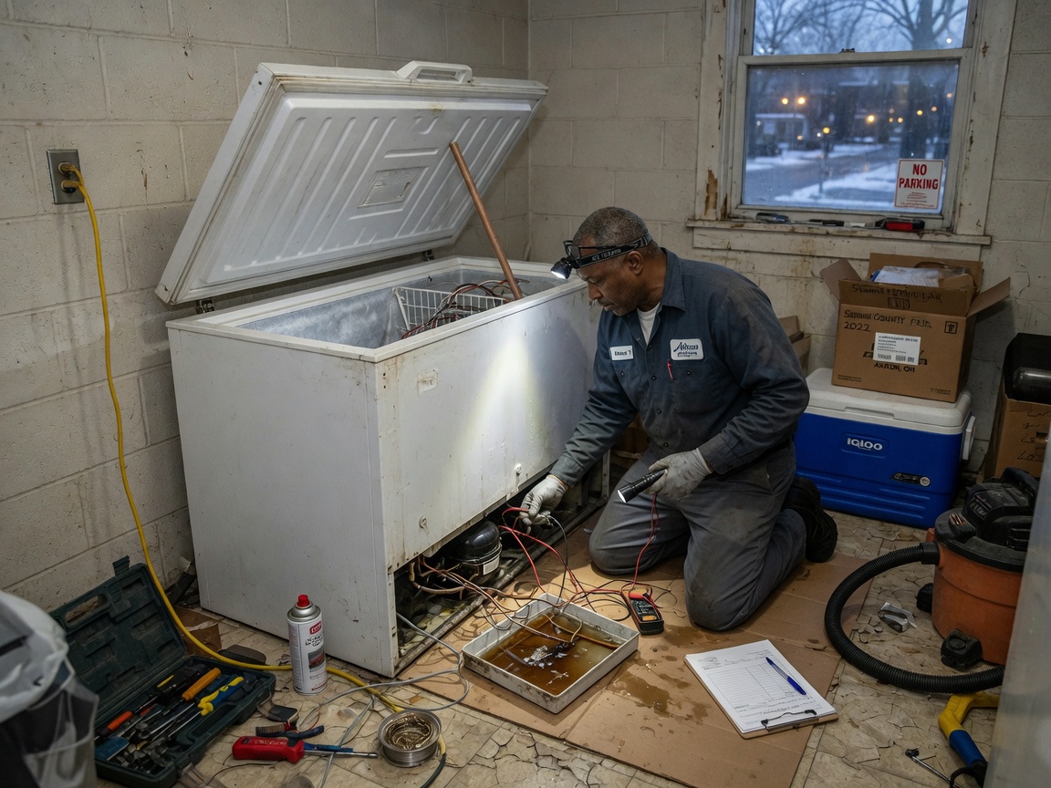 Freezer Repair in Akron, OH